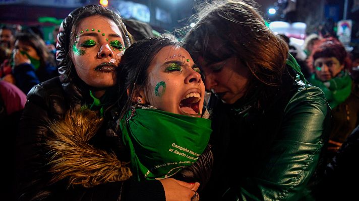 Informativo 24h - El Senado argentino rechaza despenalizar el aborto hasta la semana 14 de gestación
