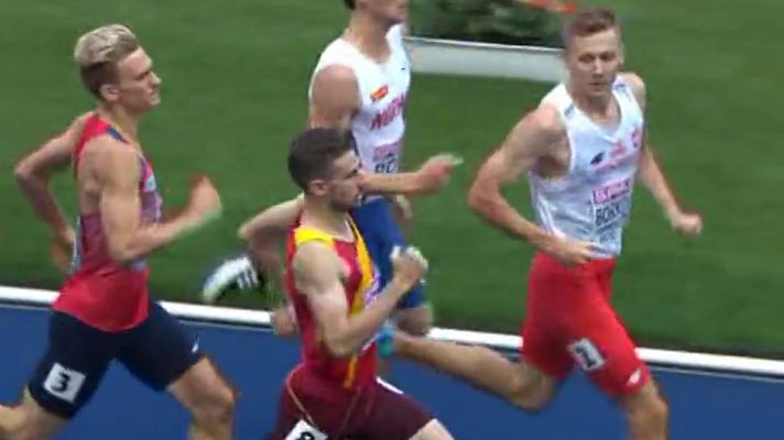  - European Championships. Álvaro de Arriba, segundo en su serie de 800m