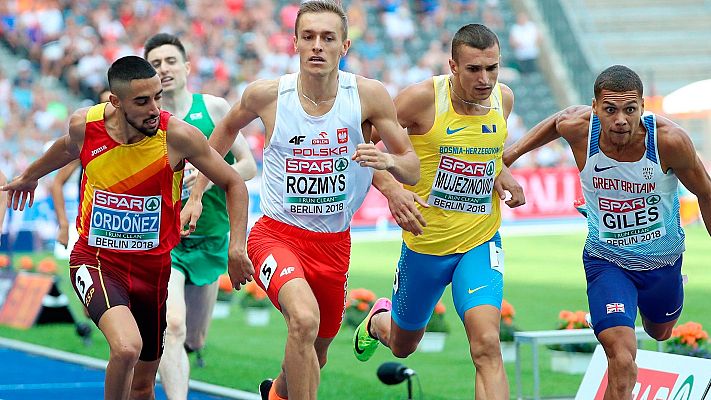  - European Championships. Saúl Ordóñez se impone en su serie de 800m