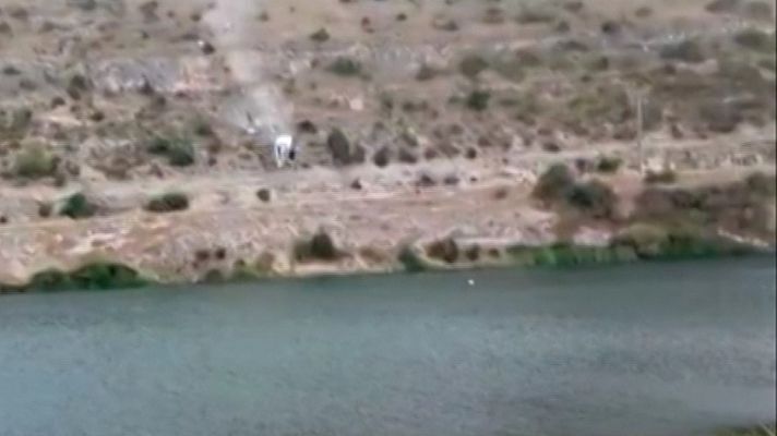 Telediario 1 - Investigan la muerte de una mujer que cayó a un pantano de Cuenca en el interior de un coche