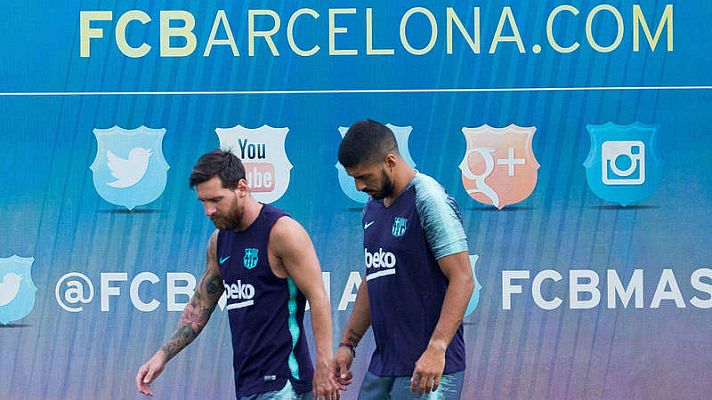 Telediario 1 - Messi estrena capitanía y Coutinho, plaza comunitaria