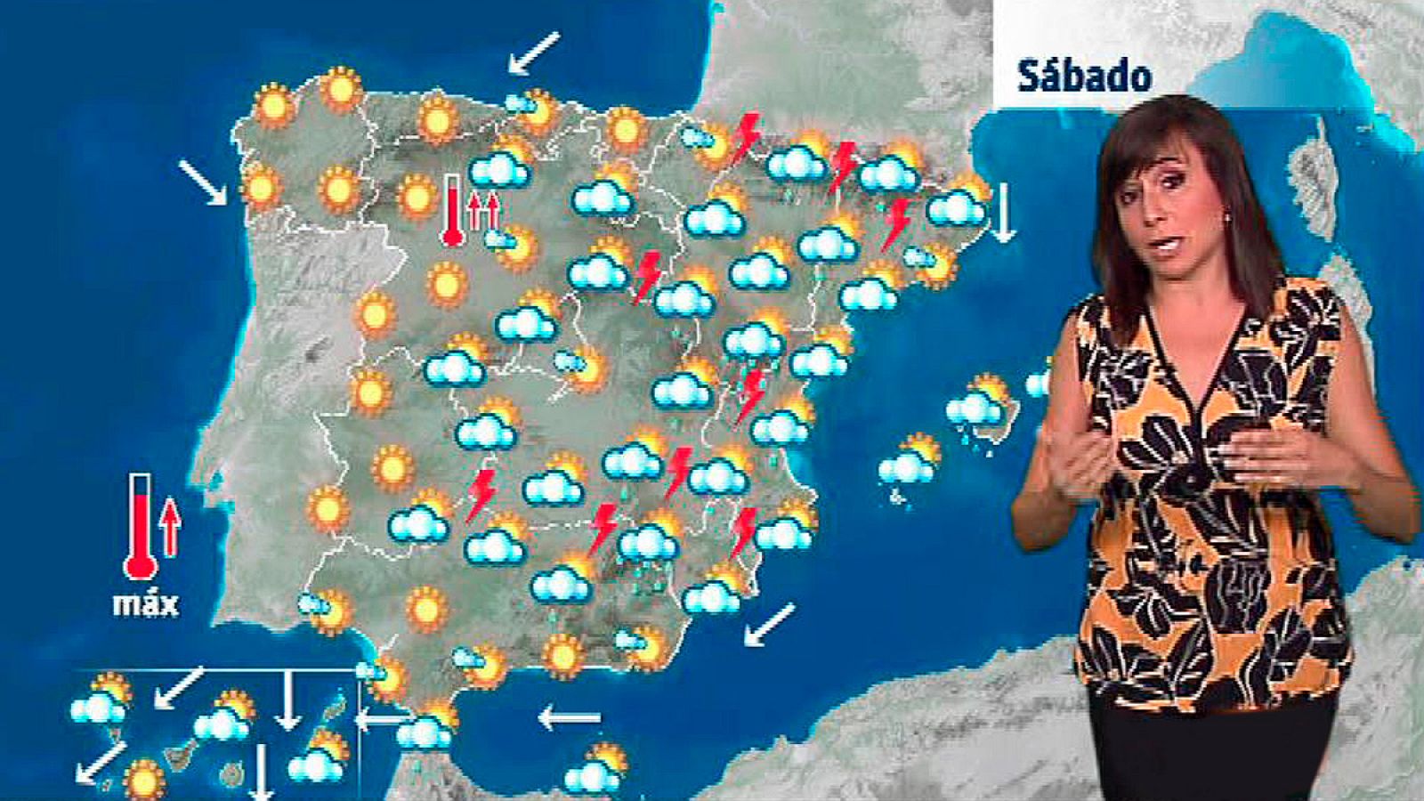 Suben las temperaturas en una jornada en la que se esperan fuertes chubascos y tormentas en el este peninsular