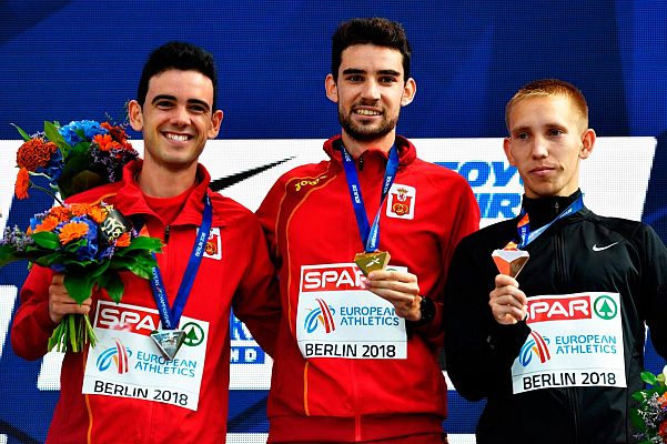  - European Championships: Álvaro Martín y Diego García reciben el oro y la plata en los 20 km marcha