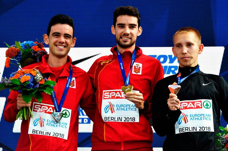 European Championships: Álvaro Martín y Diego García reciben el oro y la plata en los 20 km marcha | Ver