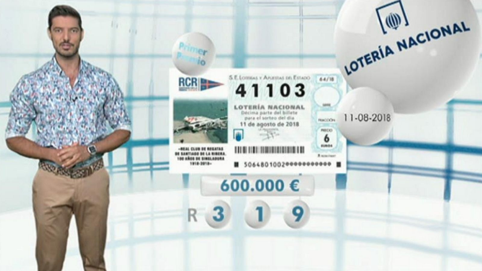 Lotería Nacional - 11/08/18 - ver ahora