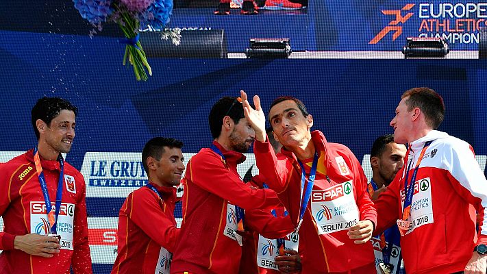  - European Championships. España, plata en maratón masculina por equipos