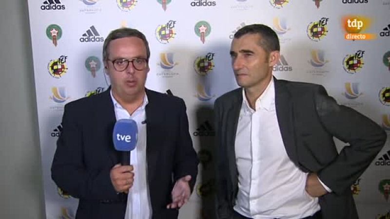 Supercopa de España. Valverde: "Tenemos muchas esperanzas en Dembélé"