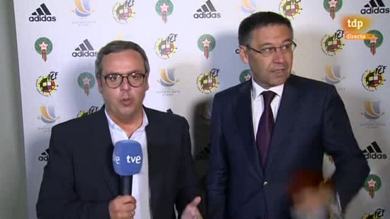 Supercopa de España. Bartomeu: "Un título da alegría y ganas de seguir compitiendo"