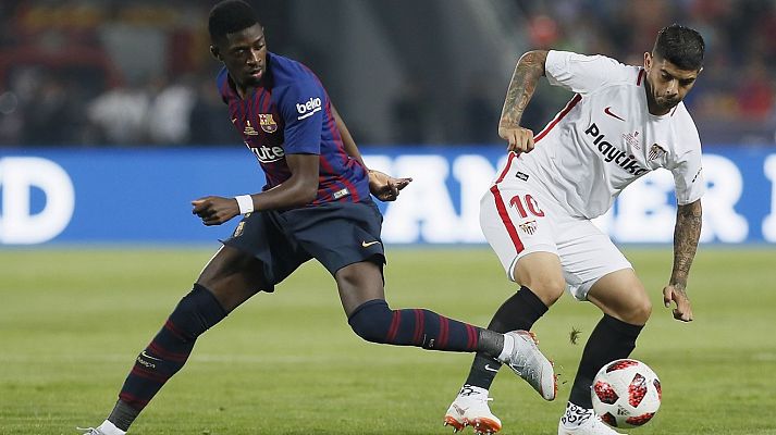 Fútbol - Supercopa de España 2018: FC Barcelona - Sevilla FC