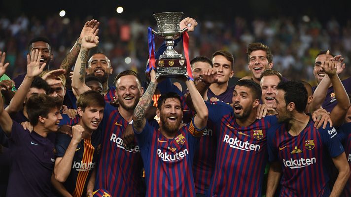 Telediario 1 - Dembélé y Ter Stegen decantan la Supercopa de España del lado del Barcelona