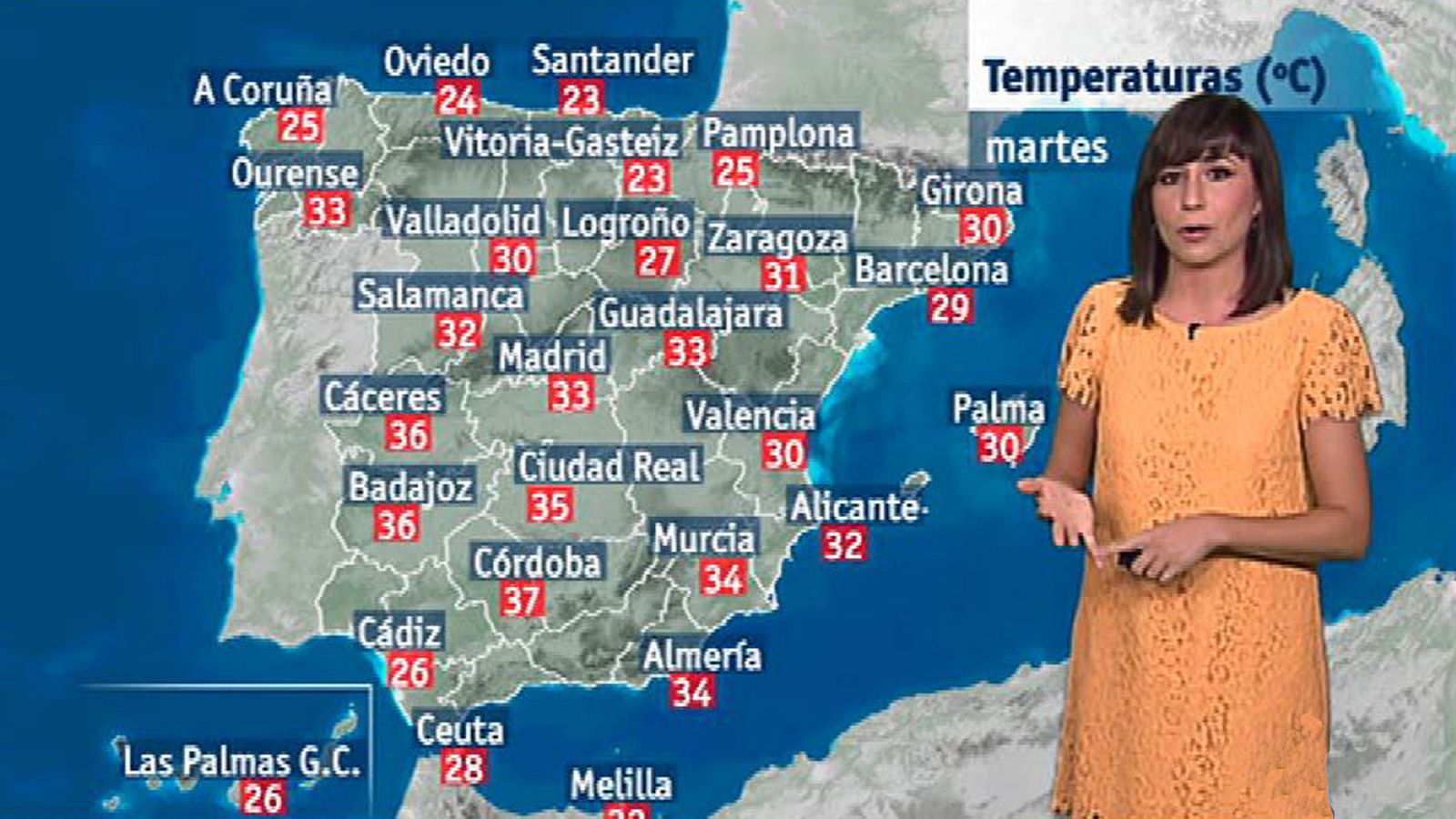 Menos tormentas en el este peninsular y alza de temperaturas en el oeste