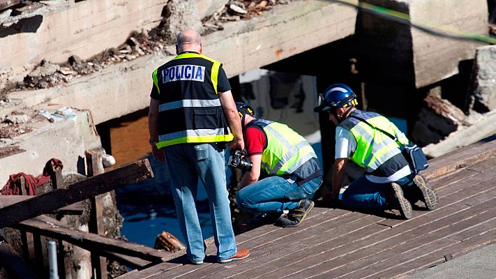 Telediario 1 - Un juzgado investiga el derrumbe de Vigo como un presunto delito de lesiones imprudentes