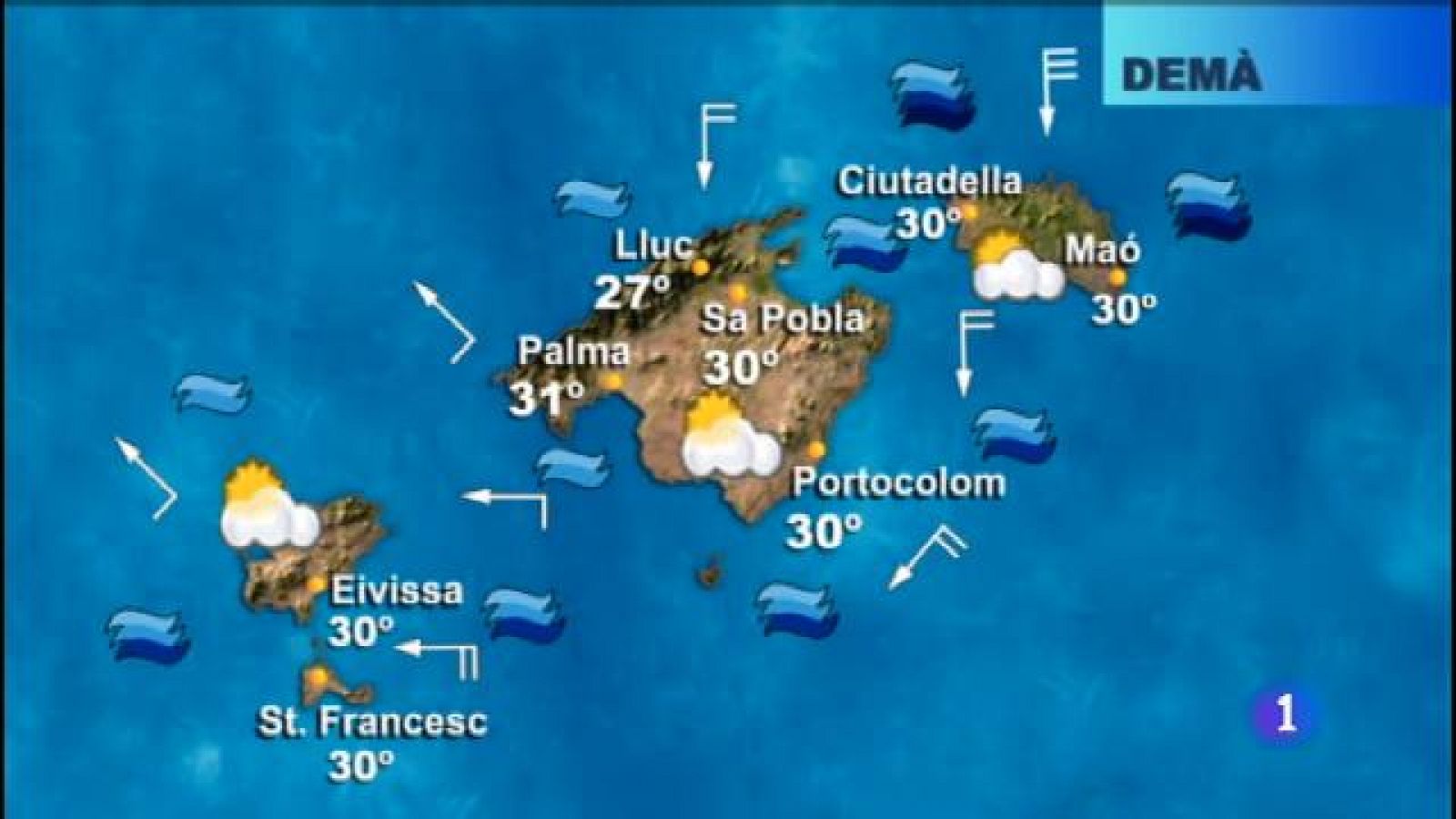 El temps a les Illes Balears - 14/08/18