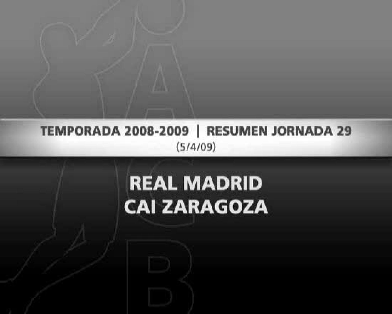Real Madrid 96-66 CAI Zaragoza - Baloncesto en RTVE | Ver