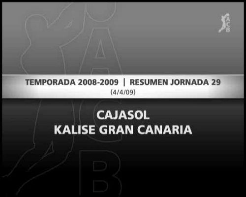 Baloncesto en RTVE - Cajasol 89-81 Gran Canaria