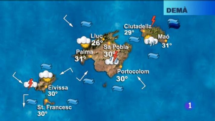 Informatiu Balear - El temps a les Illes Balears - 16/08/18