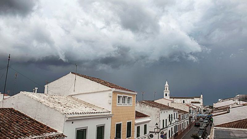 Lluvias y tormentas con granizo en el área mediterránea