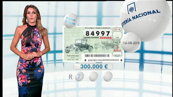 Loterías - Lotería Nacional + La Primitiva + Bonoloto - 16/08/18