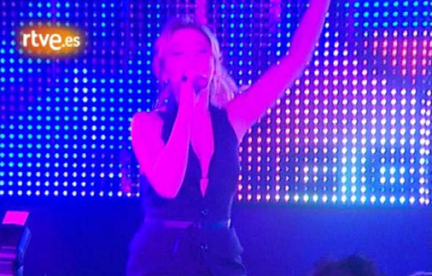 Eurovisión - Eurovisión 2009 - Actuación de Hadise, representante de Turquía, en La Boite