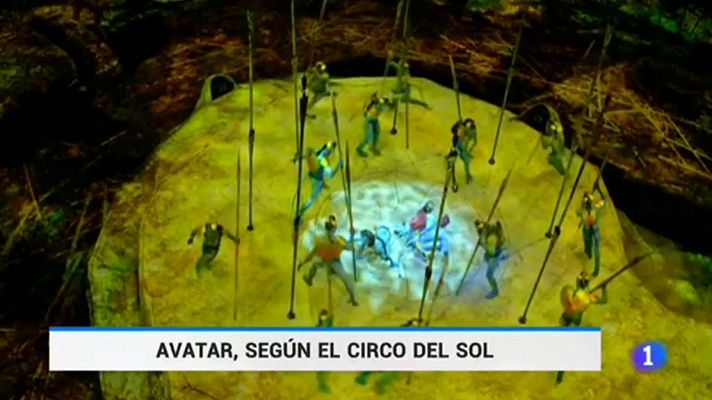 Telediario 1 - Las bellísimas imágenes del Circo del Sol