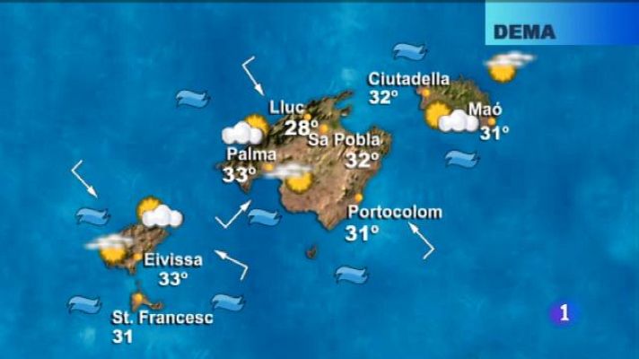 Informatiu Balear - El temps a les Illes Balears - 20/08/18