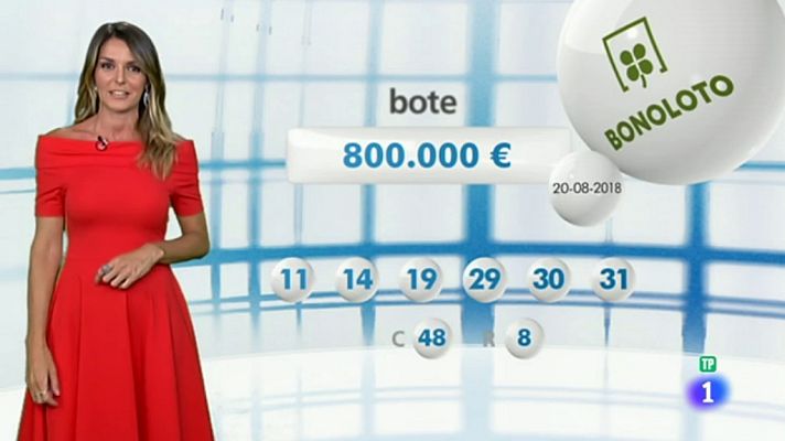 Loterías - Bonoloto - 20/08/18