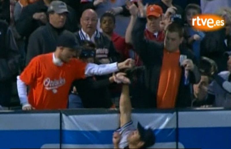 Curioso episodio en el partido que enfrentaba a los Oriols contra los Yankees