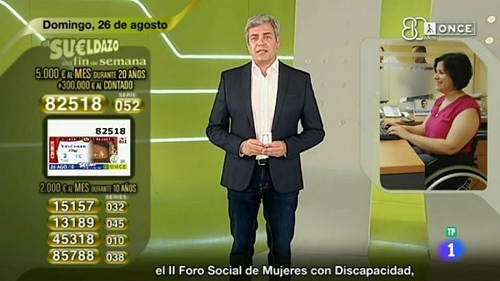 Sorteos ONCE - Sorteo ONCE - 26/08/18