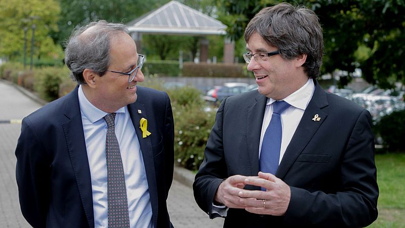 Puigdemont acusa a algunos partidos de "alimentar una ficción de confrontación civil"