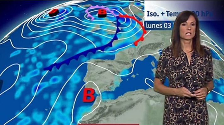 El tiempo - Tormentas fuertes en el interior del este peninsular