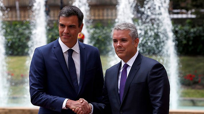 Telediario 1 - Sánchez responde a la "amenaza" de la Fundación Franco garantizando su exhumación