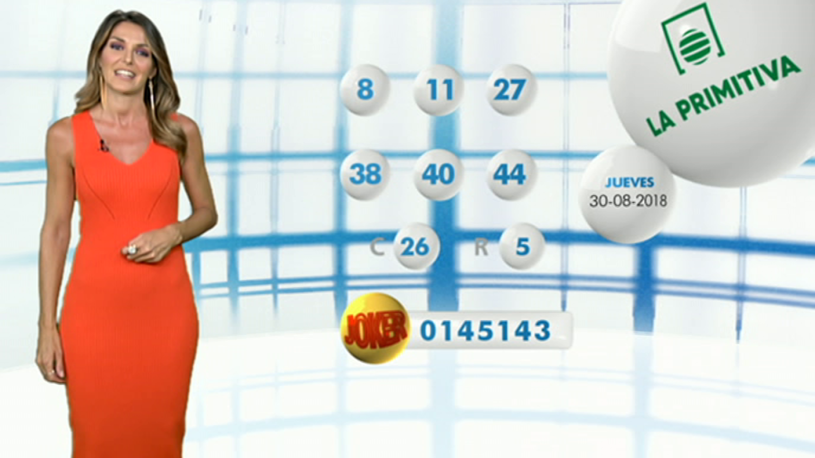 Lotería Nacional + La Primitiva + Bonoloto - 30/08/18 - ver ahora