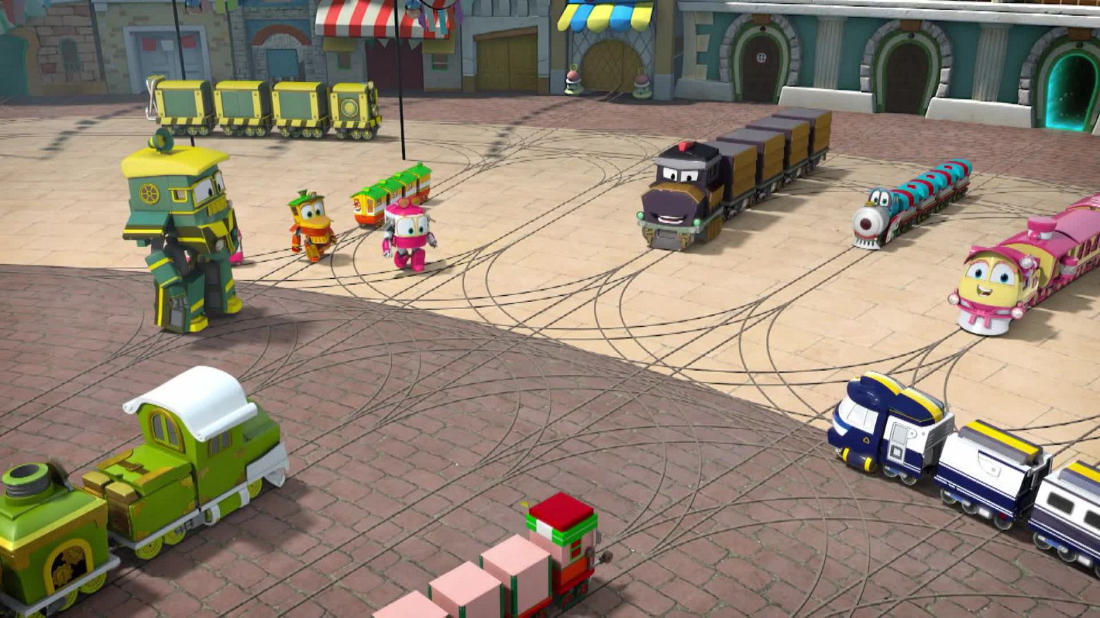 Janne y Kay - Robot Trains | Ver