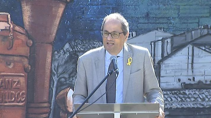  - Torra pide unidad y movilización para defender los derechos civiles, sociales y nacionales de Cataluña