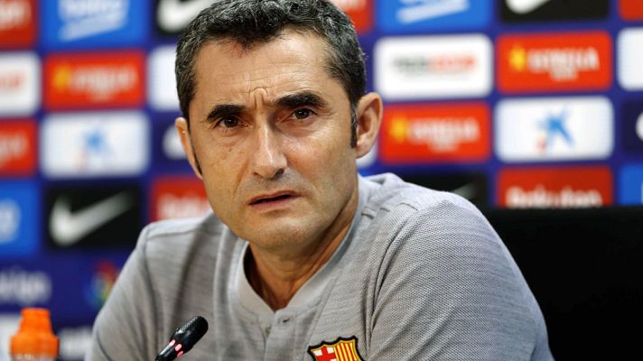 Telediario 1 - Valverde elude entrar en polémicas sobre Piqué y Alba