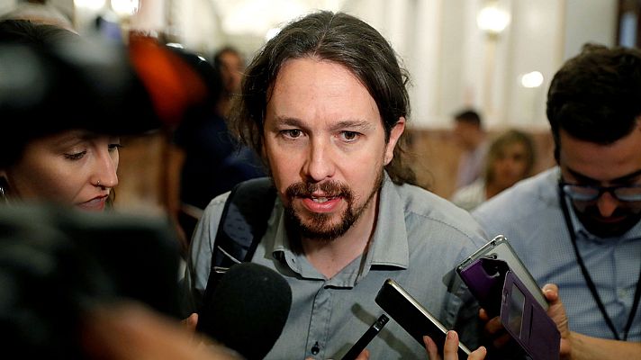 Informativo 24h - Iglesias anuncia un "principio de acuerdo" con el Gobierno para subir el IRPF a las rentas superiores a 140.000 euros