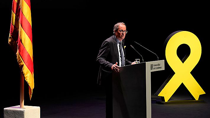 La tarde en 24h - Torra se dice abierto al diálogo si se paran "los abusos y las arbitrariedades"