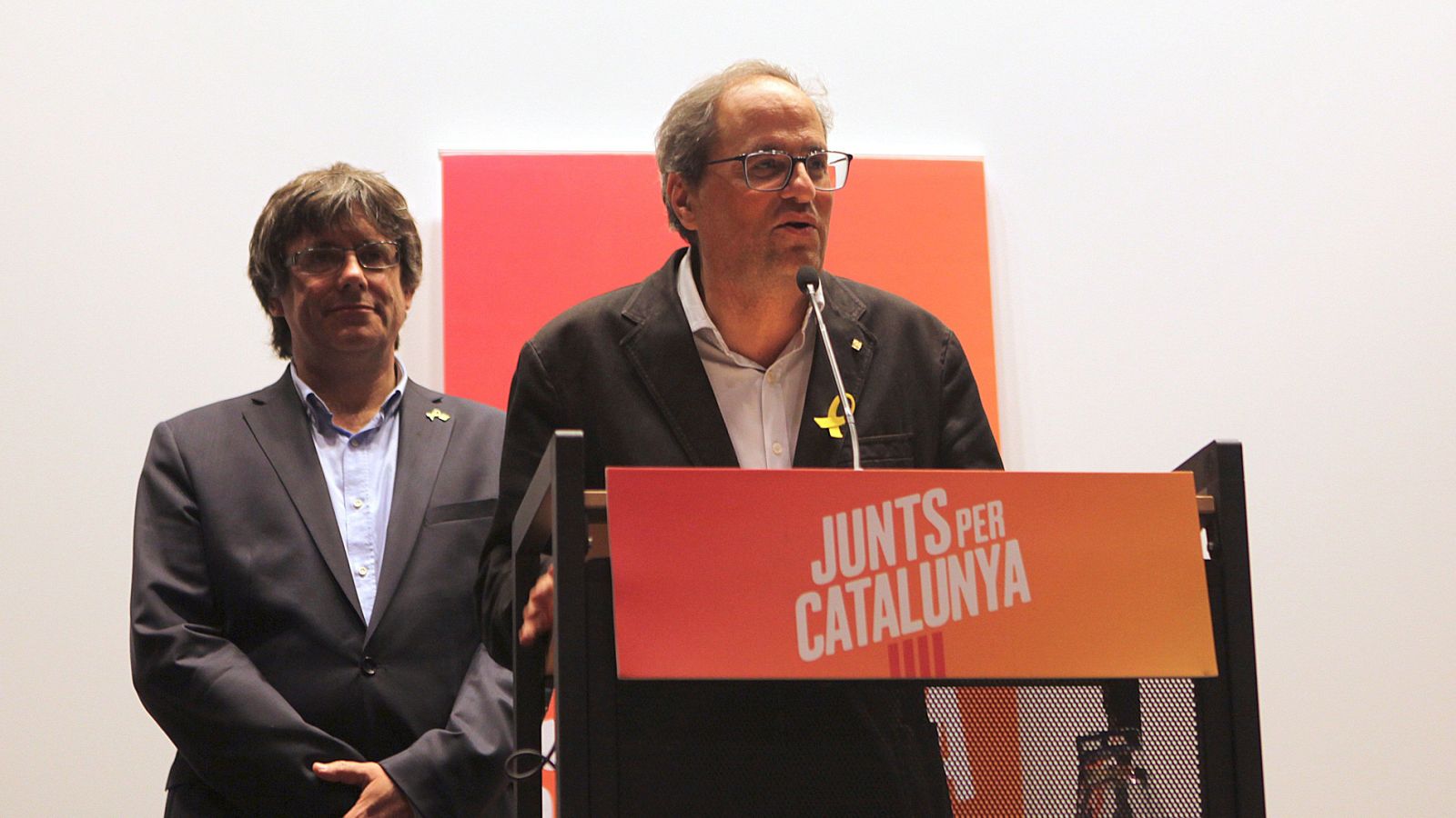 Torra no descarta "abrir prisiones" y dice que llegará "tan lejos" como Puigdemont