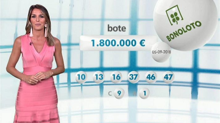 Loterías - Bonoloto - 05/09/18