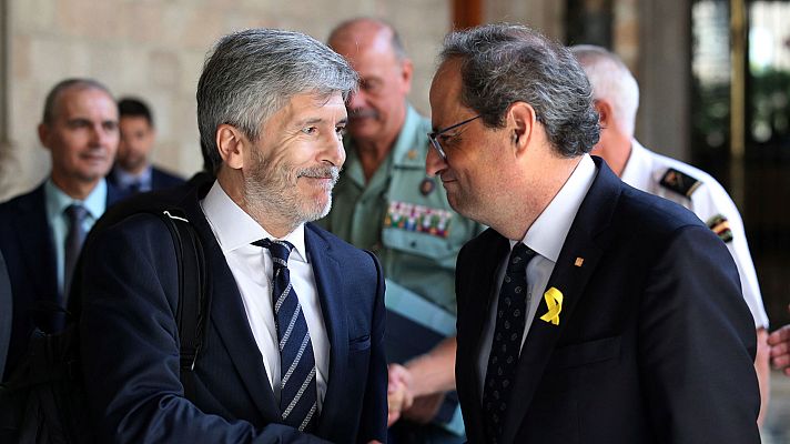 Telediario 1 - Gobierno y Generalitat acuerdan garantizar la neutralidad del espacio público