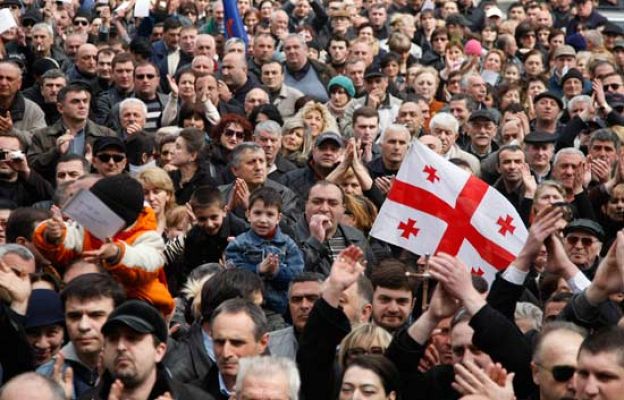  - Manifestación en Tiflis