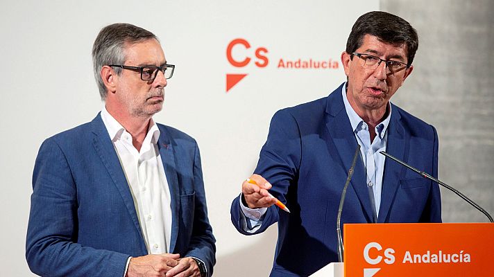 Telediario 1 - Ciudadanos rompe el pacto de investidura con el PSOE en Andalucía por los "incumplimientos"