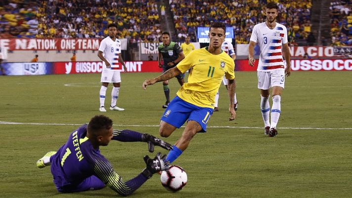 Fútbol - Amistoso Internacional: EEUU - Brasil