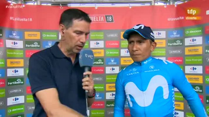 Vuelta ciclista a España - Vuelta 2018 | Nairo Quintana: "Ha habido tensión con Yates y López"