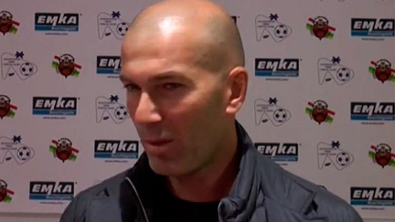 Zidane: "Dentro de poco voy a volver a entrenar"