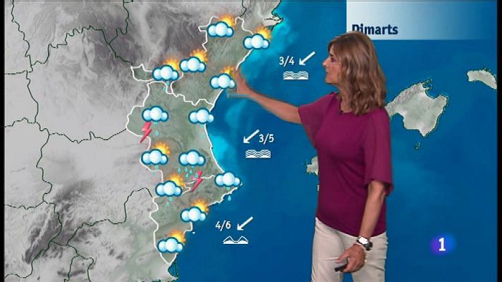 L'informatiu - Comunitat Valenciana - El tiempo en la Comunidad Valenciana - 11/09/18