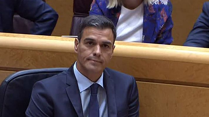 Informativo 24h - Sánchez y Cosidó se enzarzan en el Senado por "el diálogo" en la gestión de la crisis en Cataluña