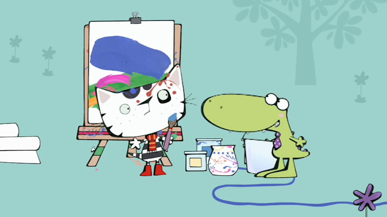 Pintar - Wussywat el gato patoso | Ver