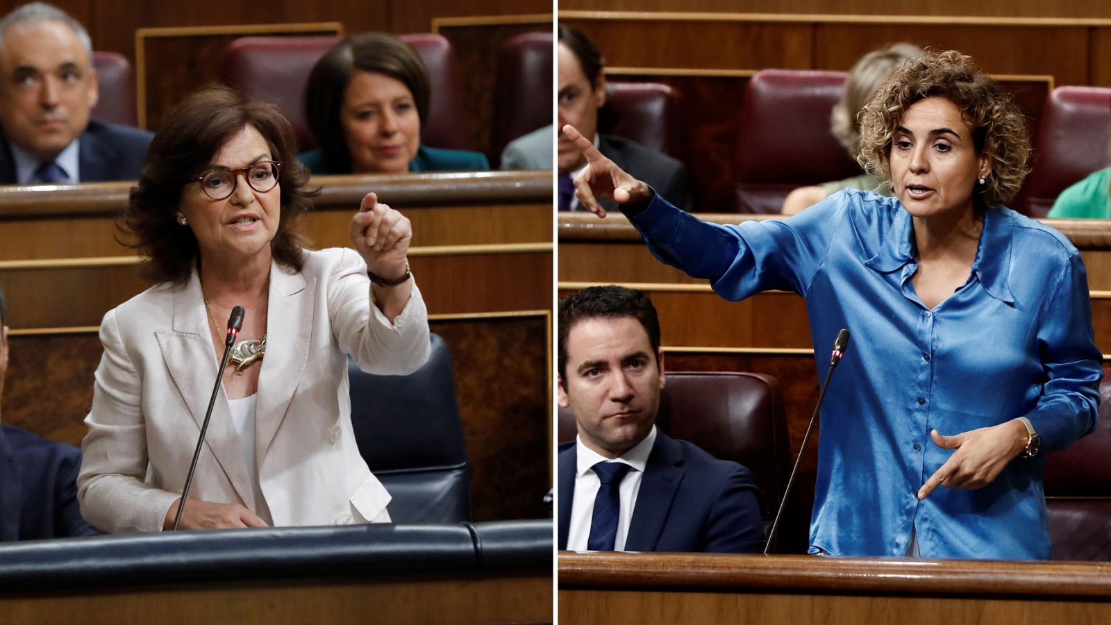 Calvo pide al PP que "se ponga detrás del Gobierno" en el tema de Cataluña como hizo el PSOE cuando estaba en la oposición