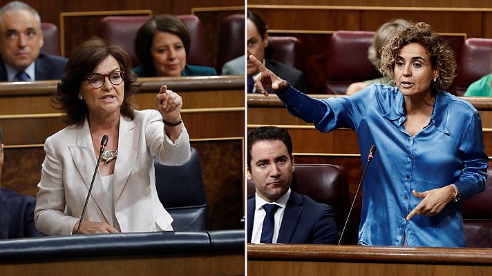 Especiales informativos - Calvo pide al PP que "se ponga detrás del Gobierno" en el tema de Cataluña como hizo el PSOE cuando estaba en la oposición